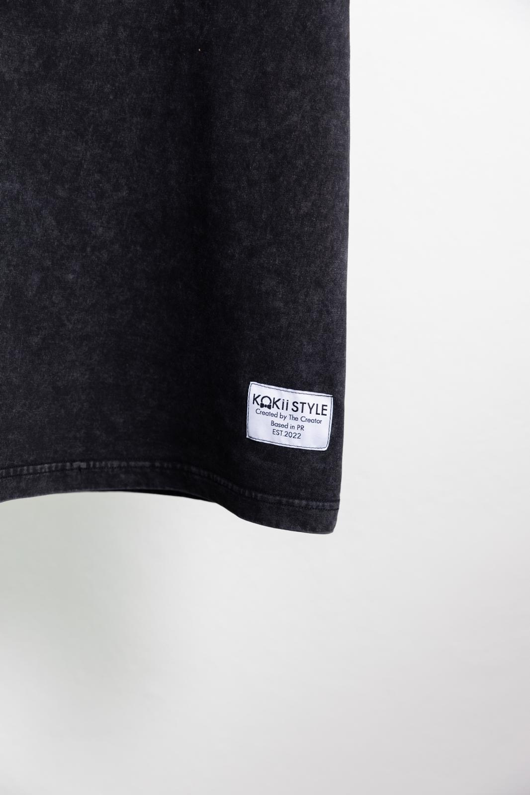 Tshirt "El Creo Todo" Washed Black