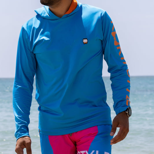 Neon Blue Rashguards