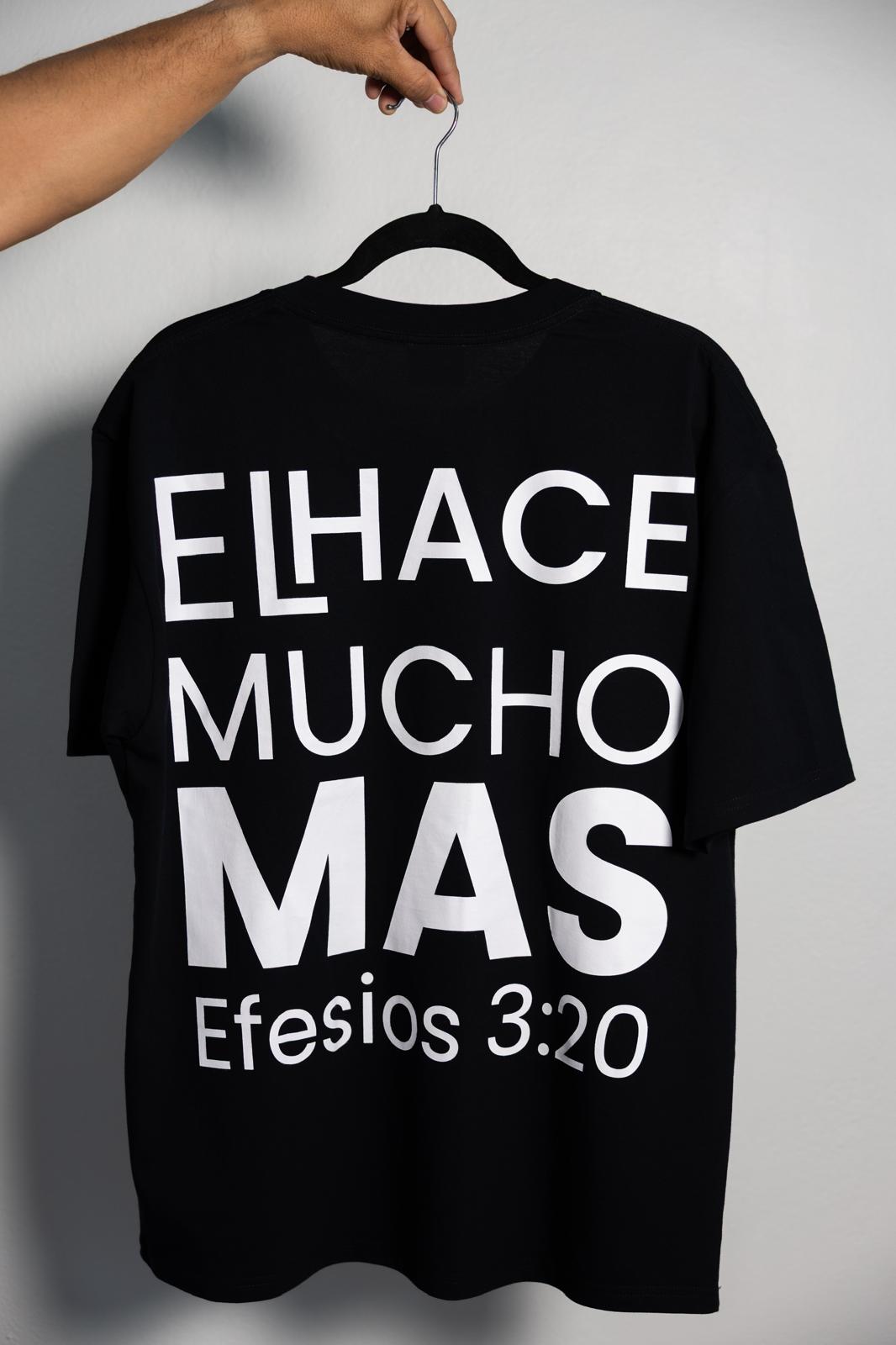 TSHIRT EFESIOS 3:20 BLACK