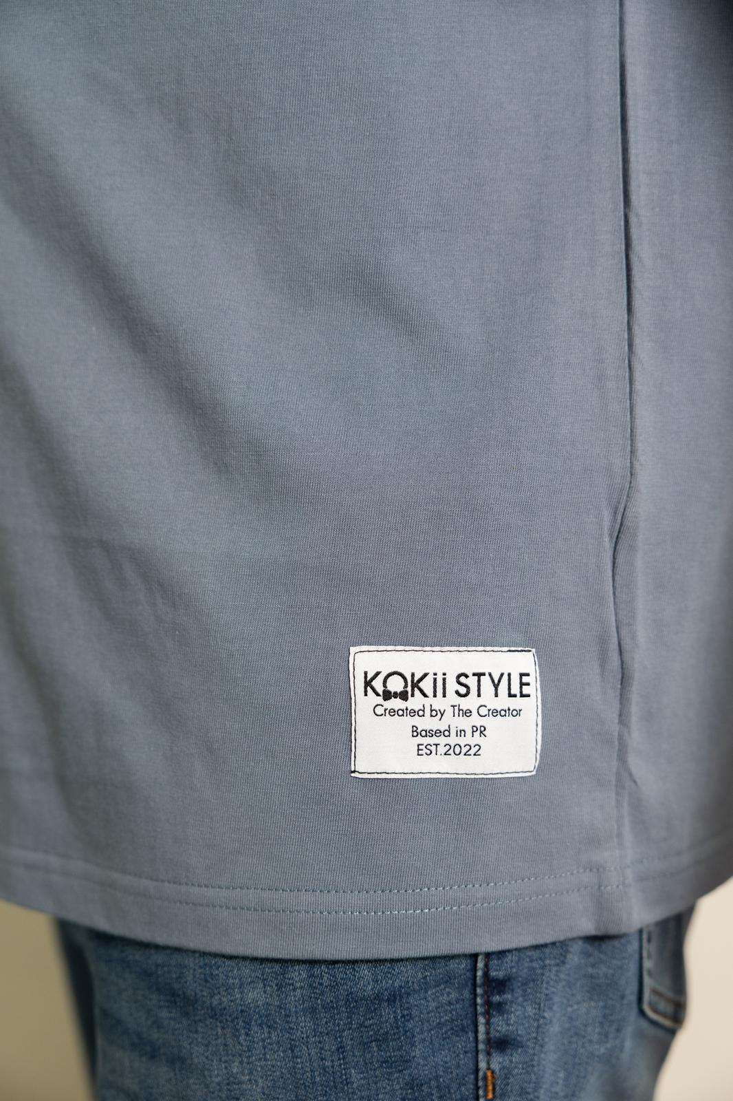 TSHIRT EFESIOS 3:20 BLUE DENIM