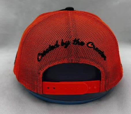 CAP Washed Orange & Black