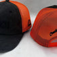 CAP Washed Orange & Black