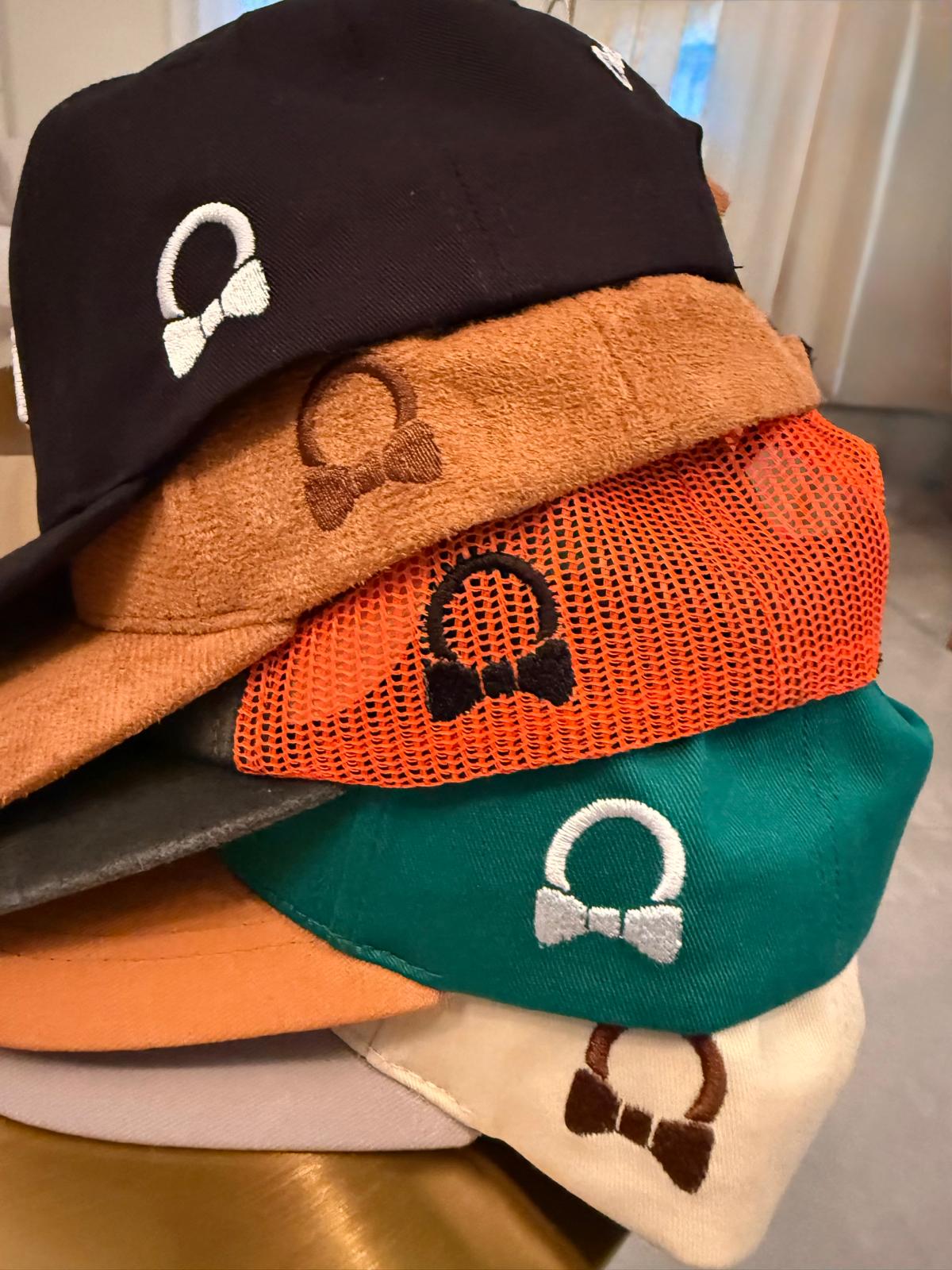CAP Washed Orange & Black
