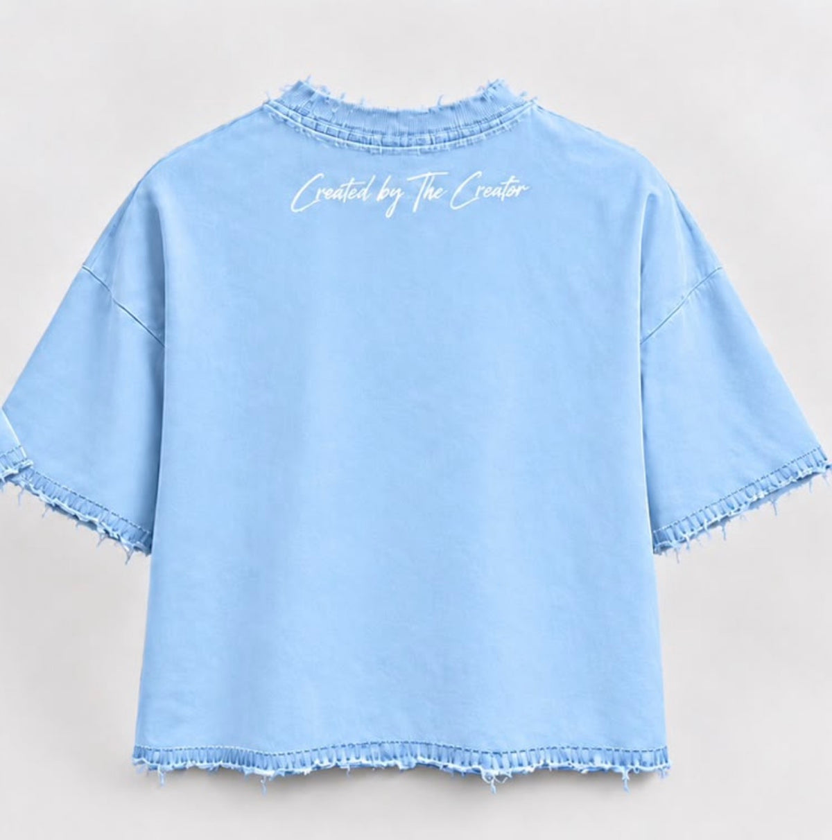 Tshirt Mateo 5:8 Blue Sky