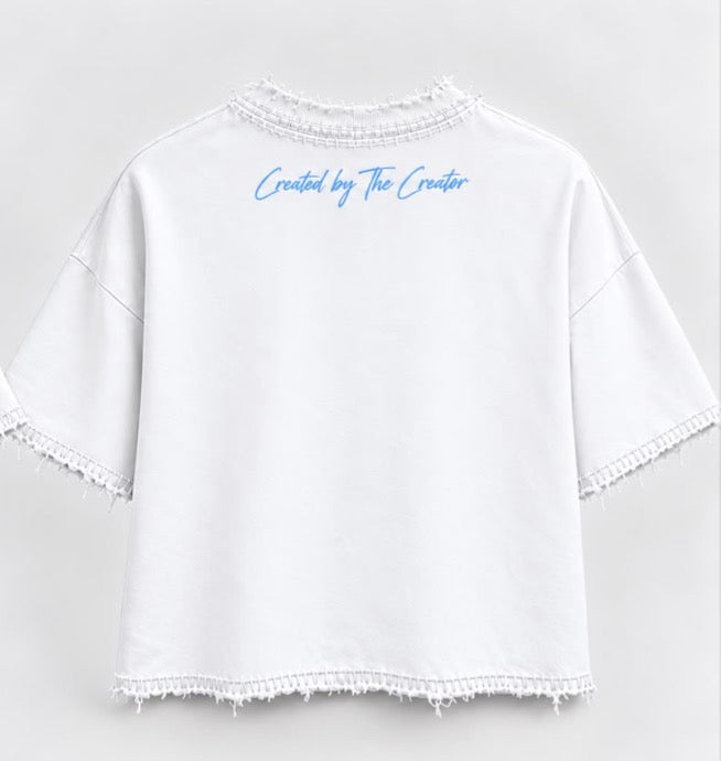 Tshirt Mateo 5:8 White