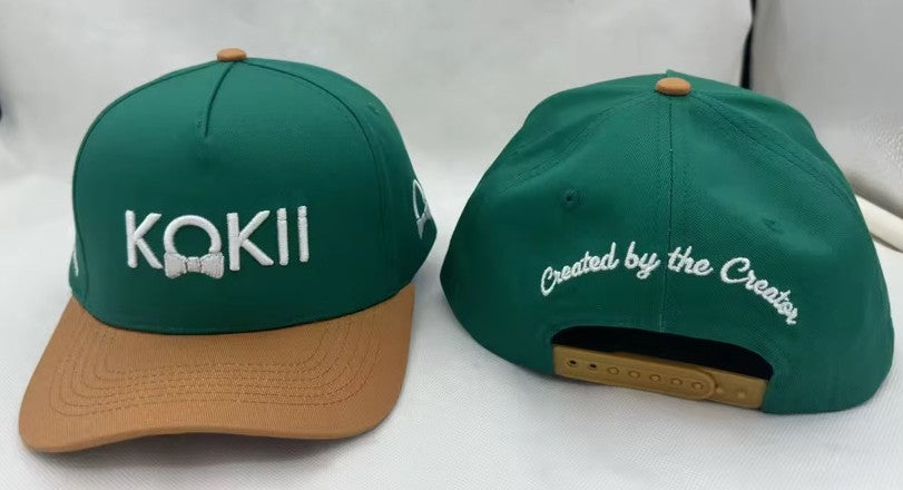 Cap Green & Tan