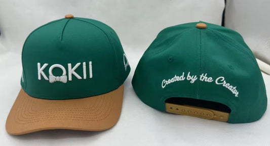 Cap Green & Tan