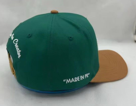 Cap Green & Tan