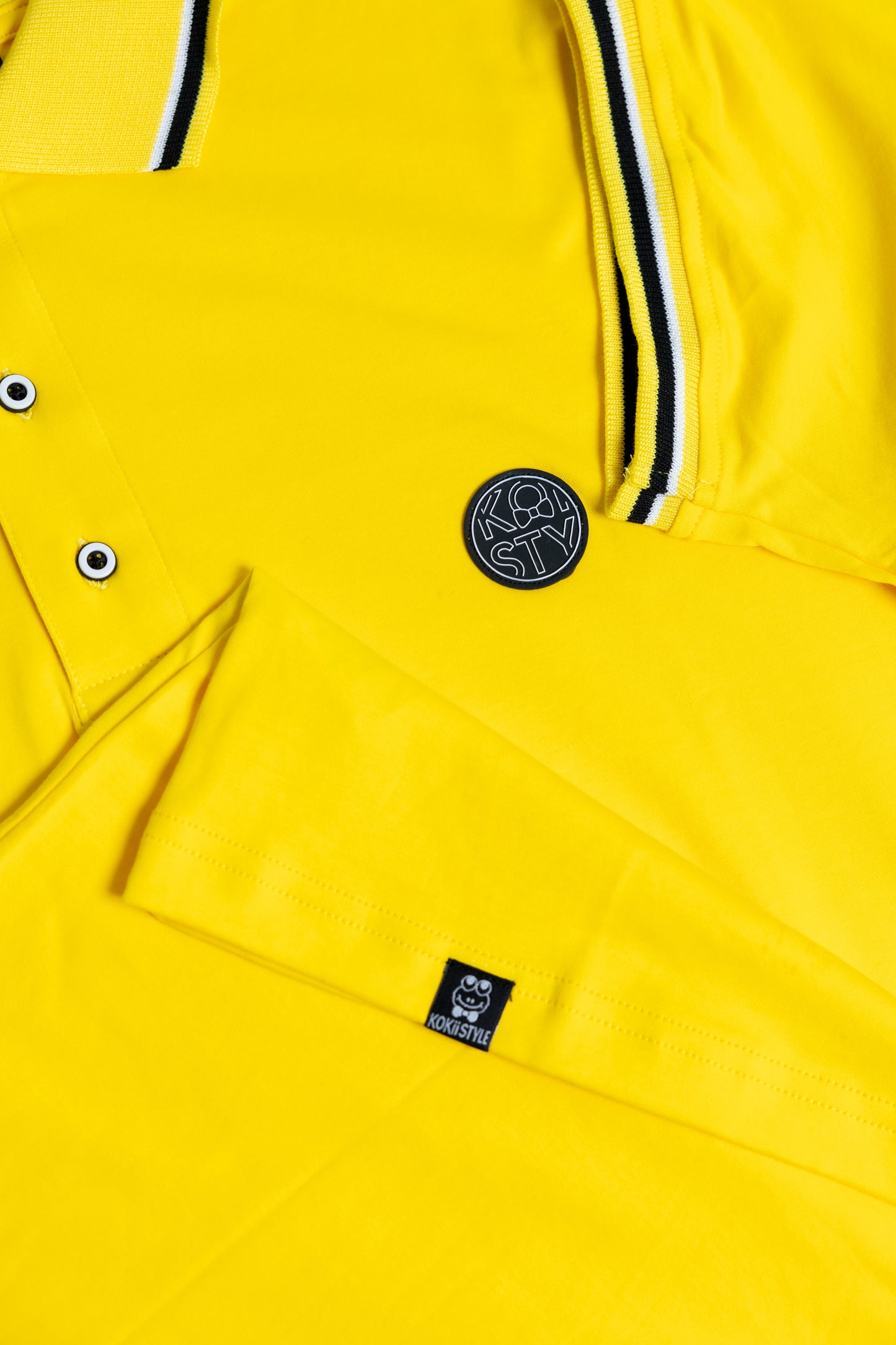 YELLOW W&B POLO