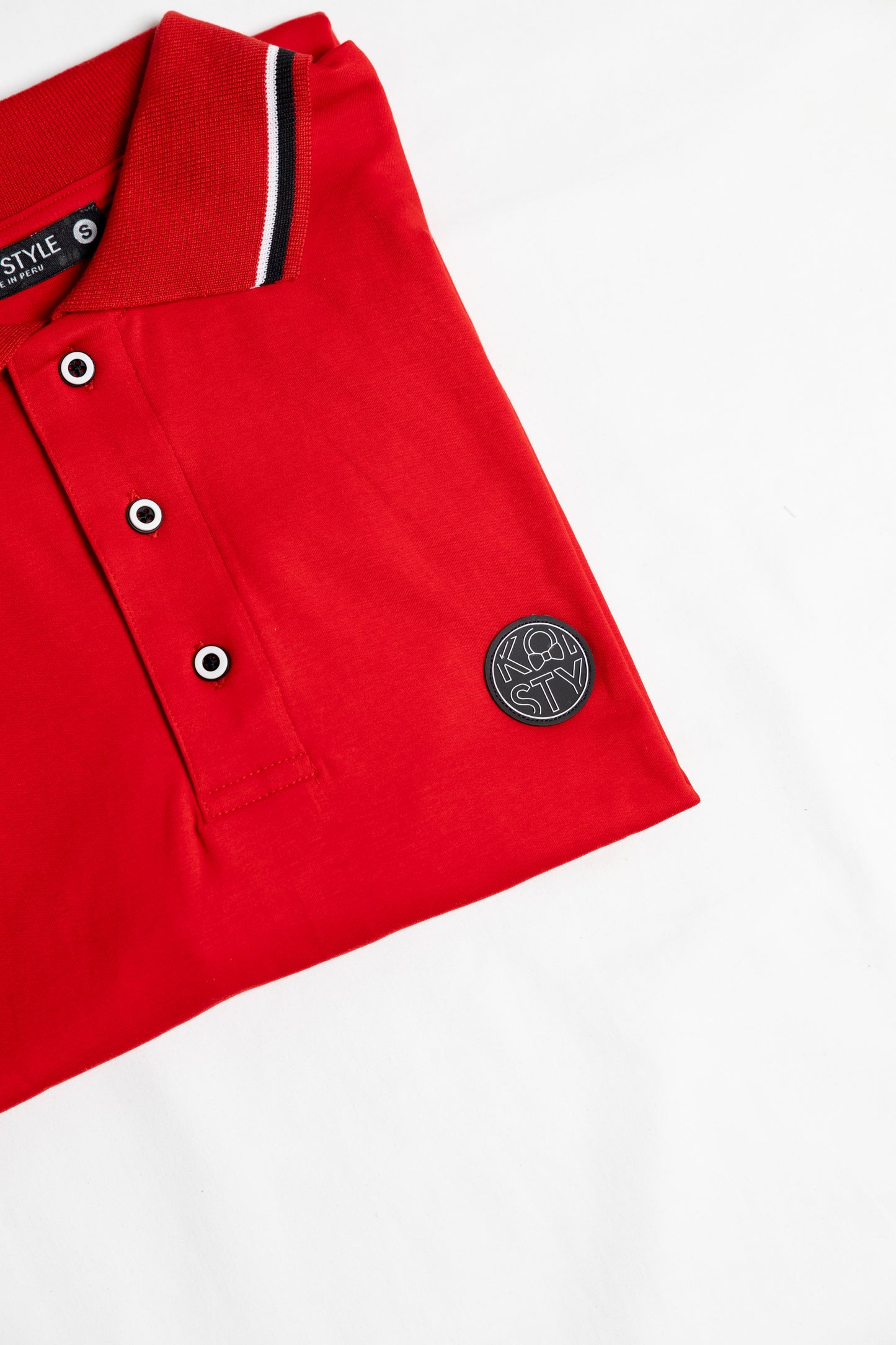 RED W&B POLO