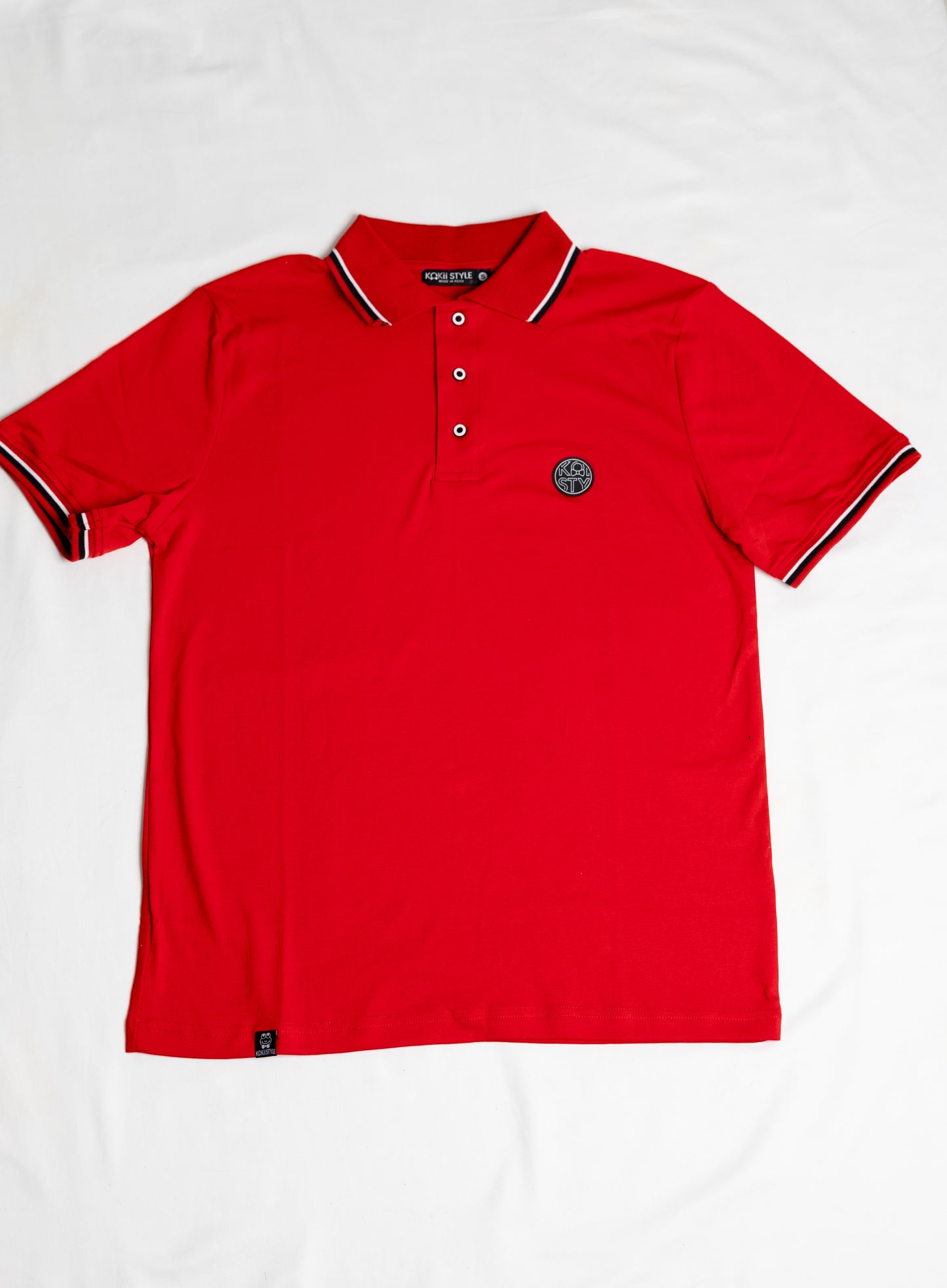 RED W&B POLO