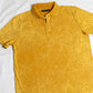 WASHED POLO COLOR YELLOW