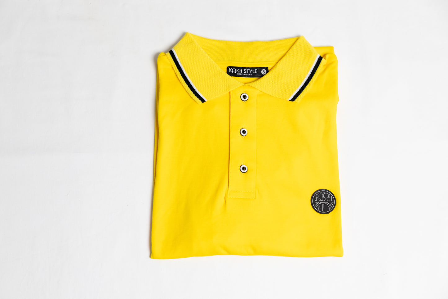 YELLOW W&B POLO