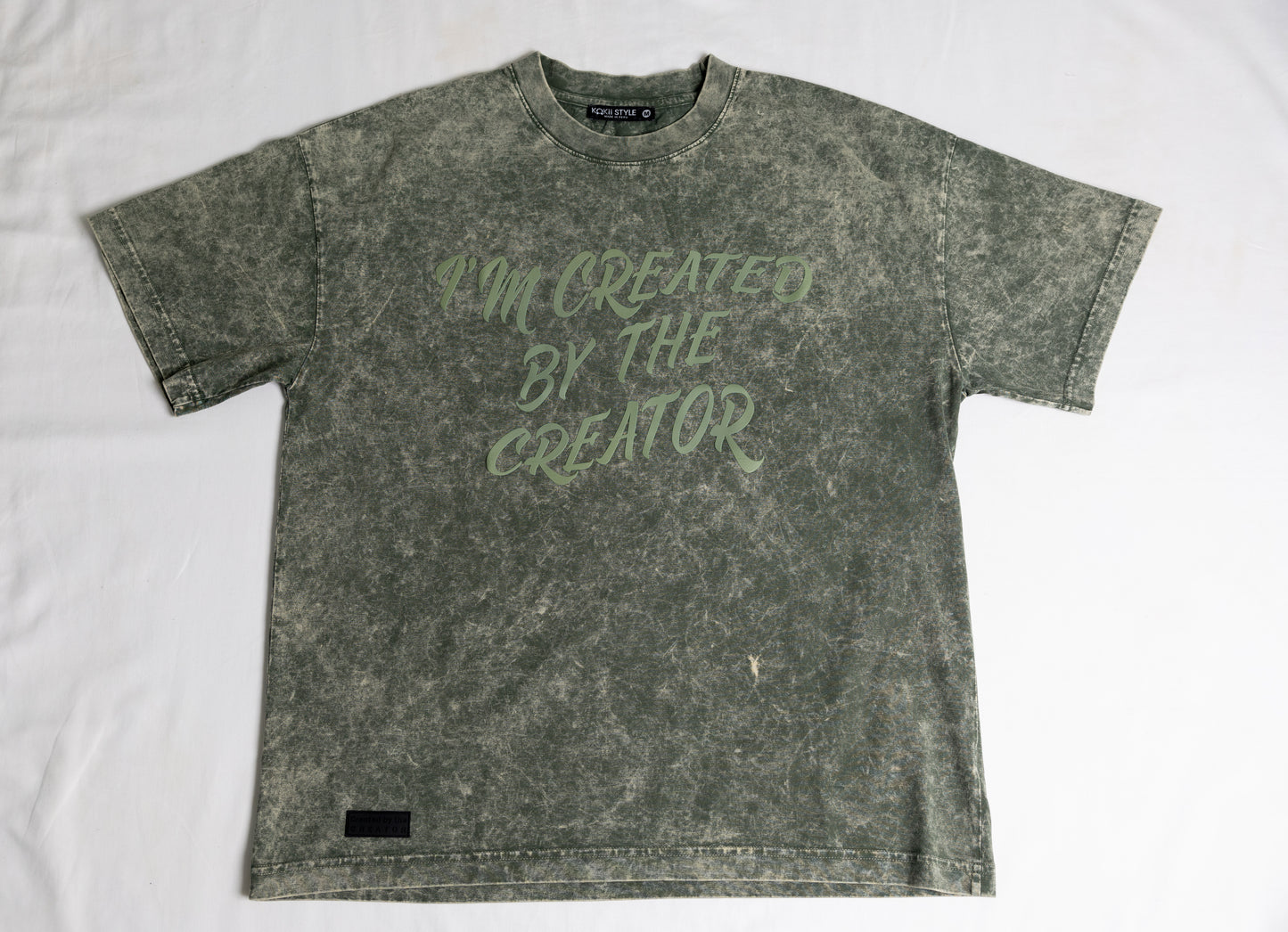 Tshirt Lavado Verde Army I'M