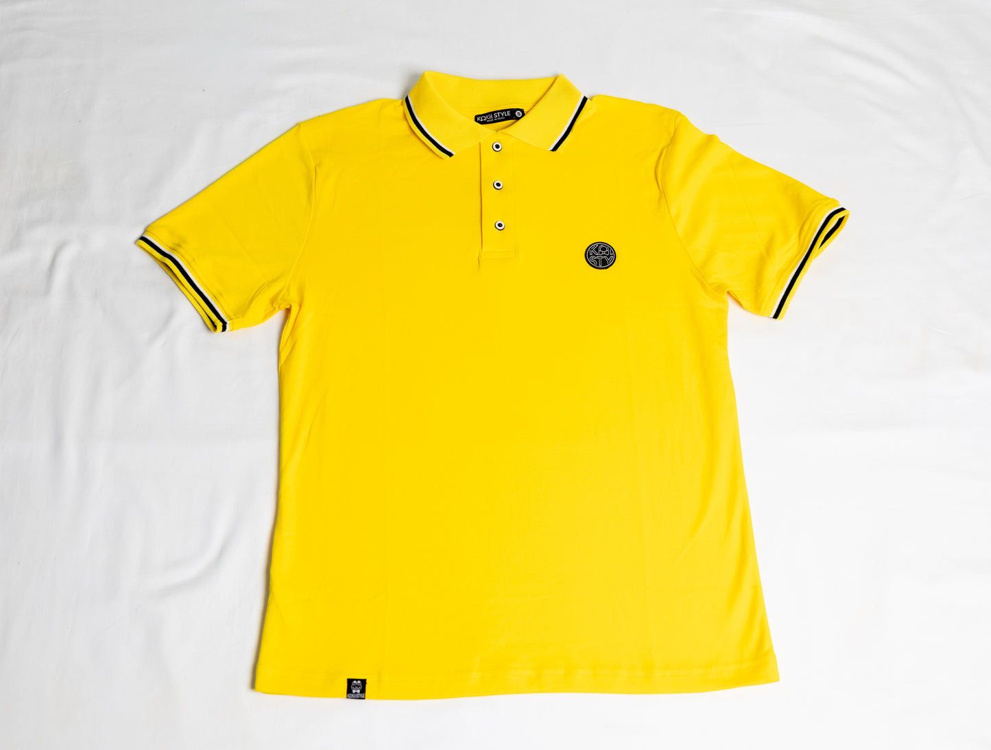 YELLOW W&B POLO