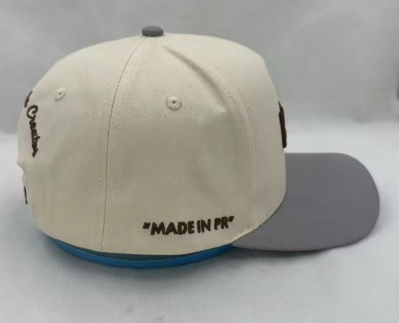 CAP BEIGE & GREY