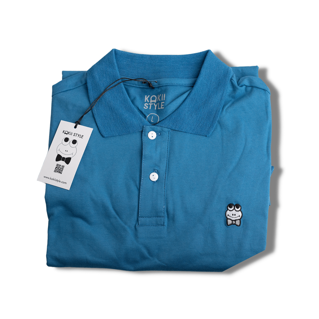 Men's Polo - Blue Nattive