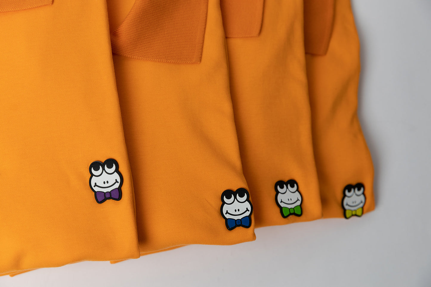 Long Sleeve Polo-Orange