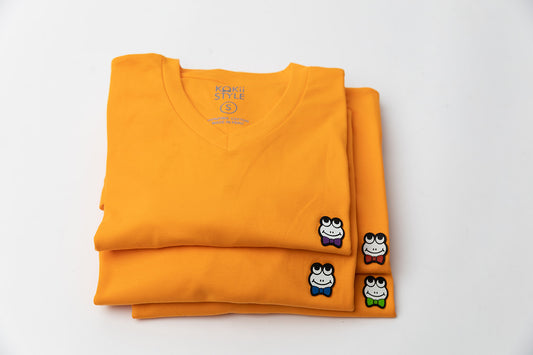 V T-Shirt-Orange