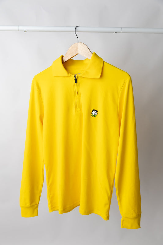 Long Sleeve Polo Yellow