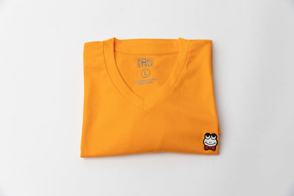 V T-Shirt-Orange