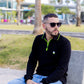 Long Sleeve Polo-B/Green