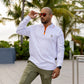 Long Sleeve  Polo-W/Orange