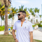 Polo - White/Orange