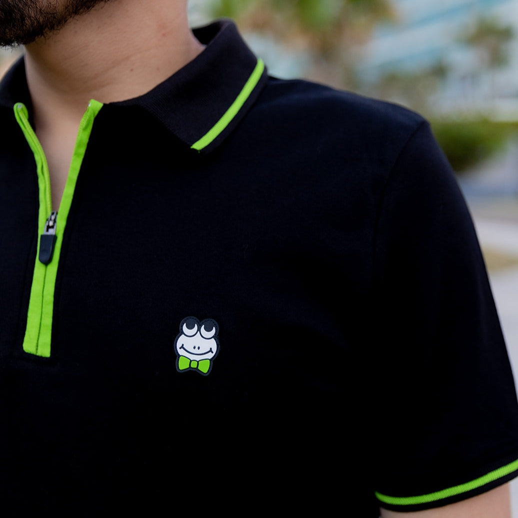 Zip Polo-B/Green