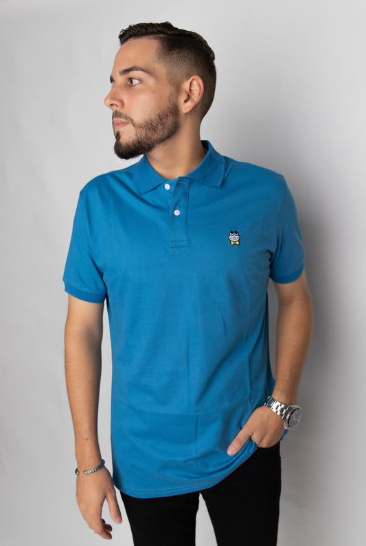 Men's Polo - Blue Nattive